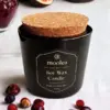 juicy fig and cranberry soy wax candle Moolea