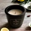 green tea and bergamot soy wax candle Moolea